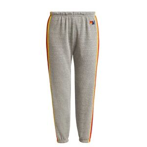 Aviator nation women’s velvet stripe joggers